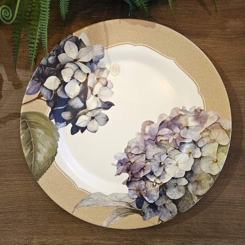 PRATO PARA JANTAR EM CERAMICA HORTENSIA 27CM - ALLEANZA - comprar online