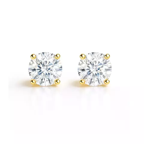 Brinco De Luz Moissanite Gold 2CT