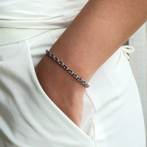 Riveira Retangular Tanzanita - comprar online