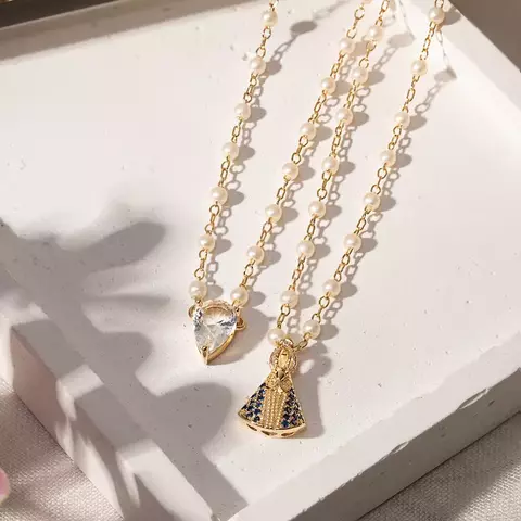 Escapulário Nossa Senhora Aparecida Pérola