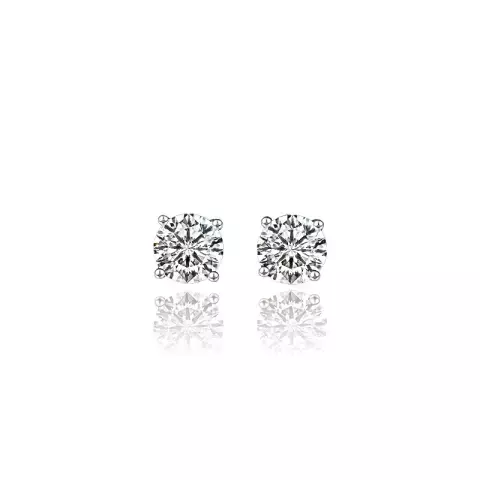 Brinco Ponto de Luz Moissanite de 1 Quilate