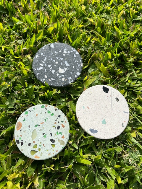 POSAVASOS TERRAZO x 4 unidades - 8,5cm - - comprar online