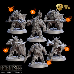 Magmaforged Dwarves of the Depths - Anões do Magma. - Miniforja