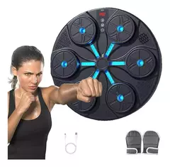 Maquina de Boxeo para Reflejos Azul
