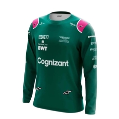 Camisa Camiseta 3d Aston Martin Formula 1 Sebastian Vettel