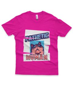 Camiseta The Cat Humano Patético na internet