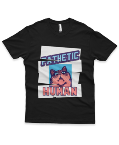 Camiseta The Cat Humano Patético - Aletucci