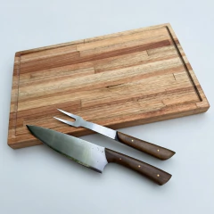 TABLA EUCALIPTO + SET PARRILLERO - comprar online