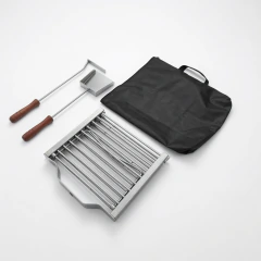 PARRILLA PLEGABLE 30X50CM FUNDA, PALA + ATIZADOR MINI - comprar online