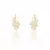 BRINCO ZIRCONIA BRANCA EARCUFF 14 GOTAS CRAVEJADOS DE BAGUETES na internet