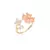 ANEL CLOVER COM CRISTAL PODANGE E ZIRCÔNIAS BRANCAS - loja online