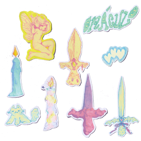 pack de adesivos — oráculo - comprar online