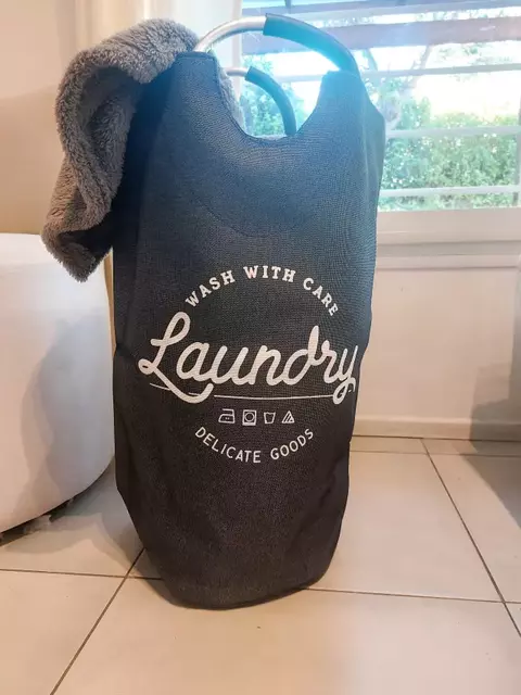 Canasto para ropa Laundry negro