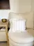 Almohadon completo Canela raya gris