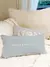 Almohadon + funda 50x25 Todo me parece bonito celeste