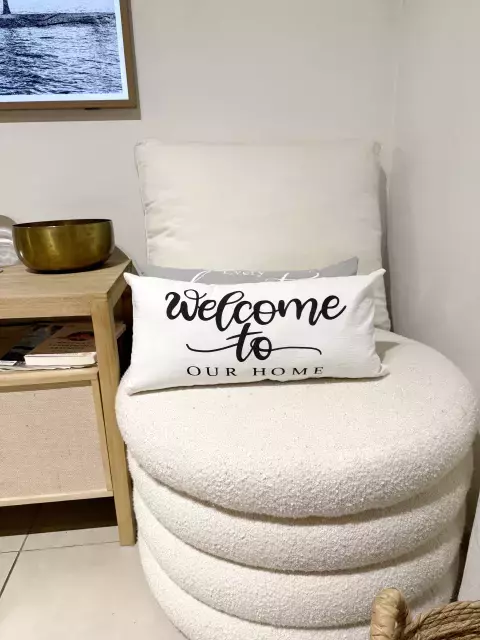 Almohadon + funda 50x25 Welcome