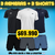 3 REMERAS + 3 SHORTS - PACK PREMIUM - comprar online