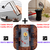 Combo Olfactos® 1KG Café 5 hispanos "Blend Selecto" + Cafetera Italiana Moka Negra 90 ML + Moledor Manual Plateado - comprar online