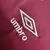 Camisa West Ham I 23/24 - Torcedor Umbro Masculina - Vinho com detalhes em azul e branco na internet