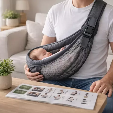 Cinturón Portabebé Tipo Hip Seat Ergonómica (S)