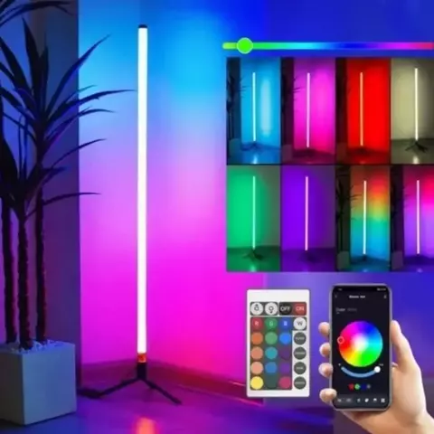 Luz LED Esquinera RGB 110cm con Control, App y Sensor Audiorítmico (S) - comprar online