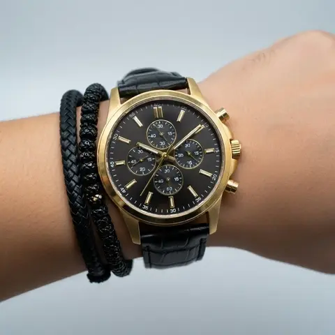 Set de Reloj Analógico + 3 Pulseras para Hombre 6 Colores (S) - comprar online