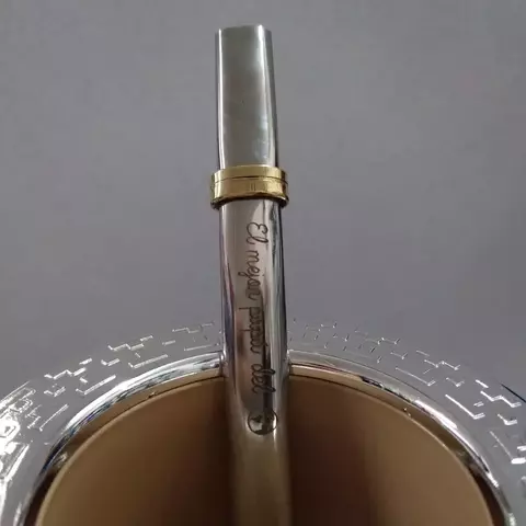 Bombilla Acero Plana Ancha - Dia del Padre - comprar online
