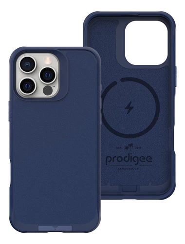 Funda Prodigee Para iPhone 16 Pro Balance Blue Magneteek