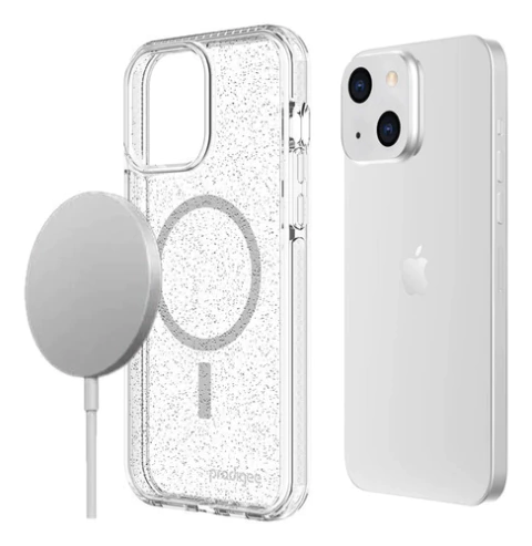 Funda Prodigee Para iPhone 13/14/15 Super Star Clear Magnética