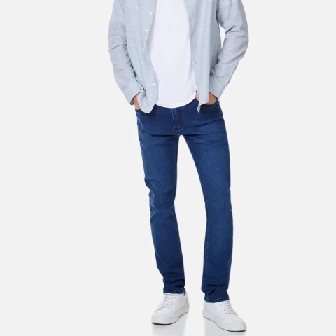 Calça Jeans John John Skinny Caicos Azul Médio