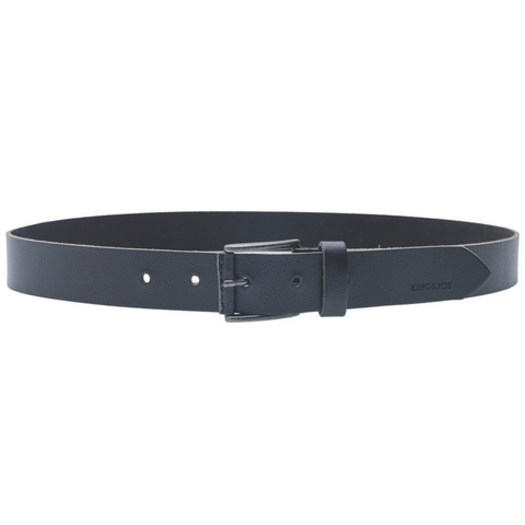 Cinto Couro king&Joe Ponta em Bico Preto - comprar online