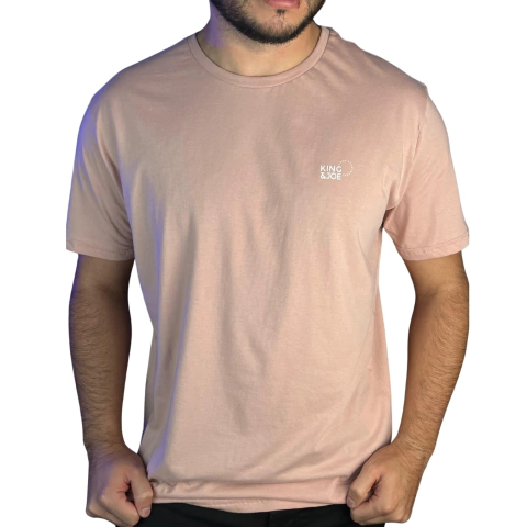 Camiseta King&Joe Pima Touch Rosa Claro - comprar online