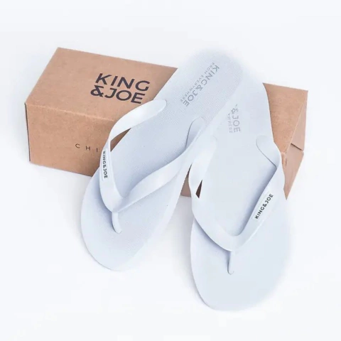 Chinelo King&Joe Básico Branco