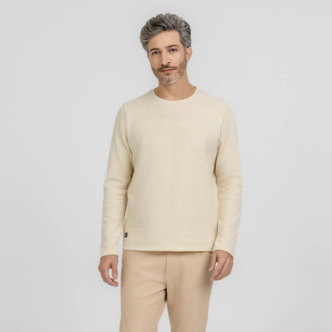 Blusa King&Joe Malha Areia - comprar online