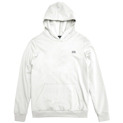 Blusa Moletom King&Joe C/ Capuz Off White