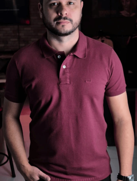 Polo King&Joe Básica Bordô