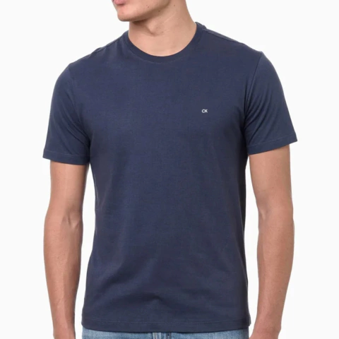 Camiseta Calvin Klein CK Básica Marinho