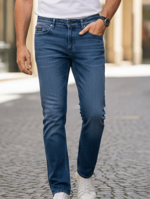 Calça Jeans King&Joe Slim Premium Dark Blue
