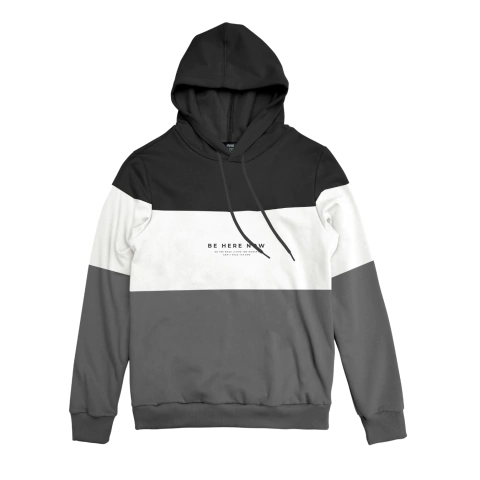 Blusa Moletom King&Joe Tricolor Preto