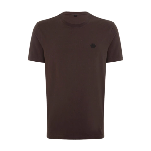 Camiseta John John Marrom Escuro