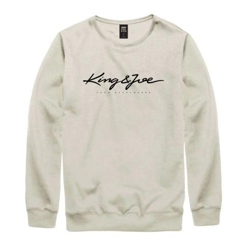 Blusa Moletom King&Joe New Assinatura Areia