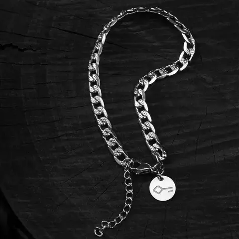 Pulseira Key Steve Aço Prata