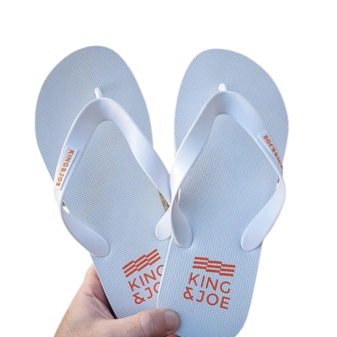 Chinelo King&Joe Bandeira