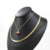 Cuello fino de vinipiel para collar en internet