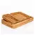 SET BANDEJAS DE RATAN RECTANGULAR (21/21/36 x 11/21/22 x 4/4/4,5cm) GIANNA TRAY en internet