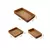 BANDEJA DE RATAN RECTANGULAR (21 x 21 x 4cm) GIANNA TRAY M - tienda online