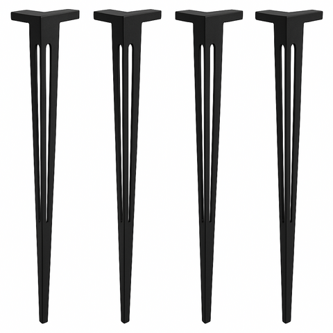Patas Para Muebles De Hierro 76cm Sin Tornillos/encastrable - comprar online