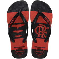 Chinelo Unissex Havaianas Top Times Flamengo Preto - 4148