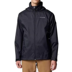 Jaqueta de Trilha Masculina Columbia Corta Vento Glennaker Lake ll Rain Black - 20897