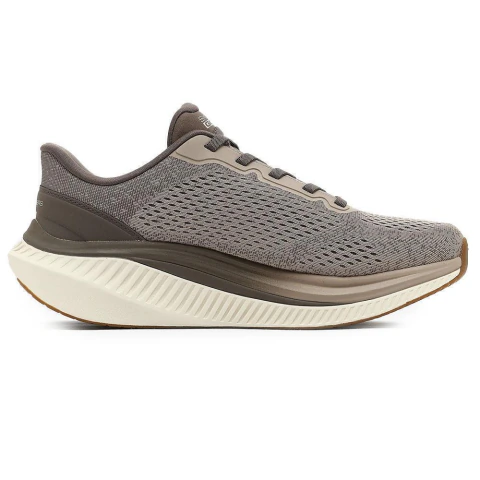 Tênis de Caminhada Masculino Skechers Go Walk Max Cushioning Marrom Claro - 2163